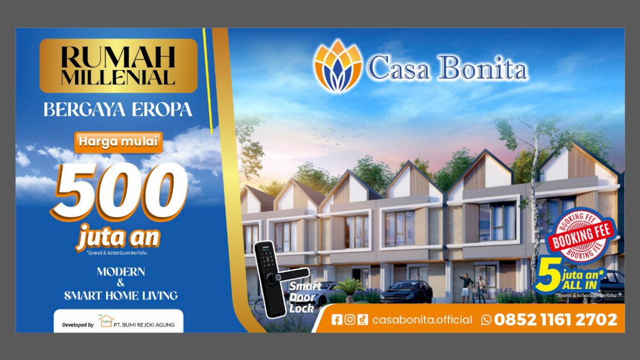 Jual cluster Casa Bonita