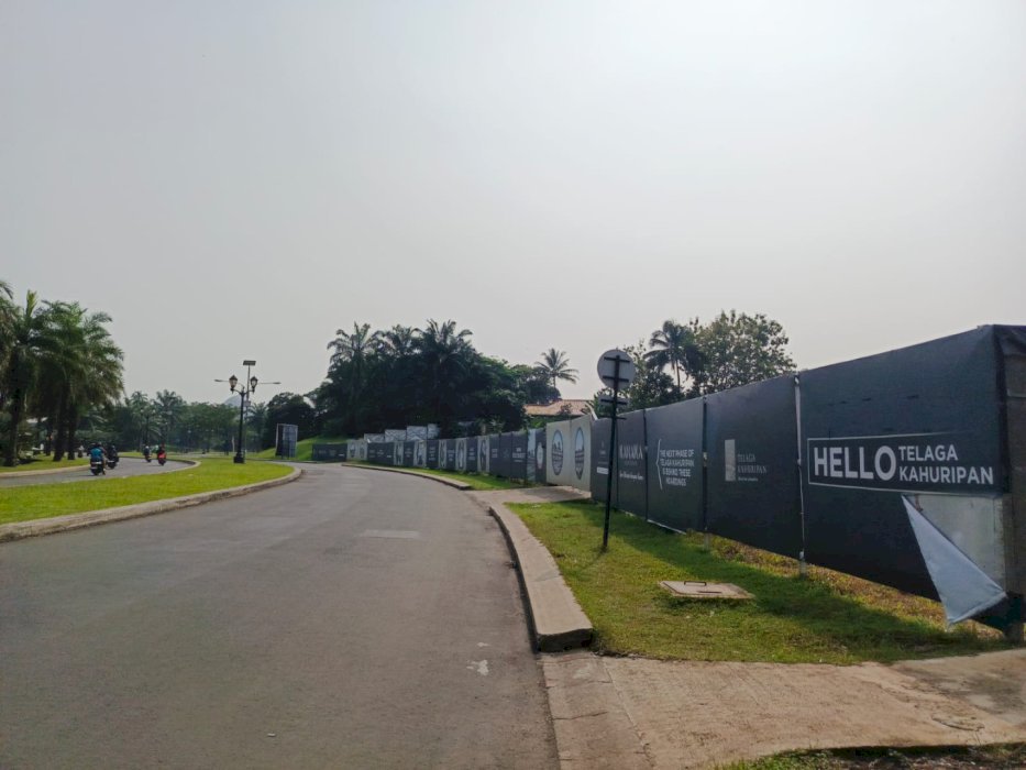 Ruko mewah dalam perumahan besar di bogor