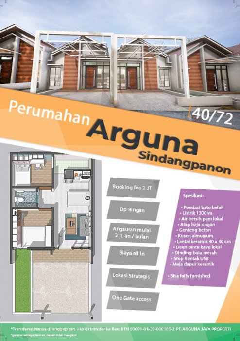 Arguna Sindangpanon cicilan flat bjb syari'a