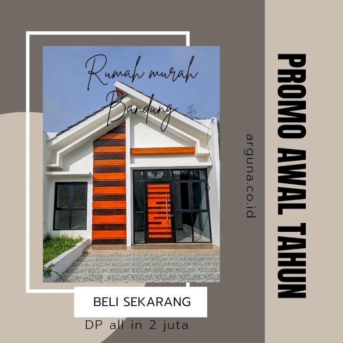 Rumah Murah Tanpa DP Arguna Sindangpanon Lokasi Strategis Bebas Banjir