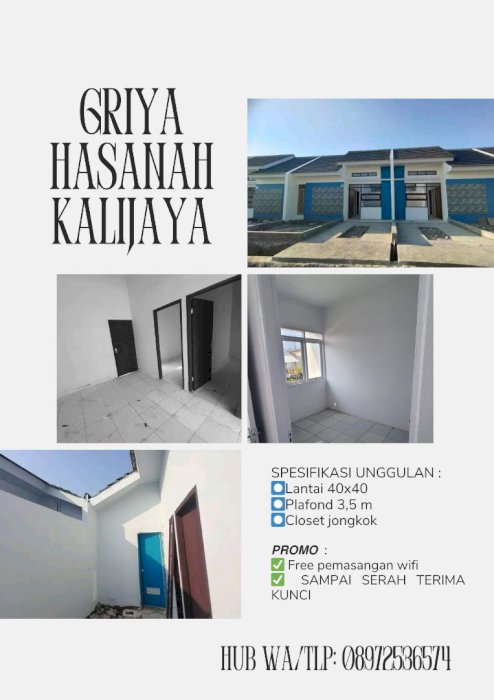 Rumah di cikarang dekat dengan terminal Cikarang dan Stasiun metland