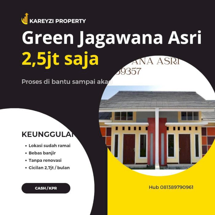 Rumah di cikarang dekat dengan stasiun, tol telaga asih, dan mall SGC