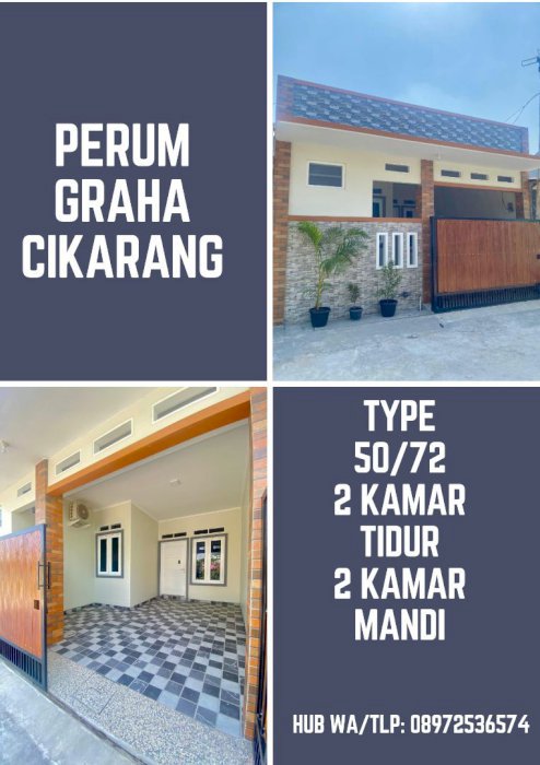 Rumah di cikarang dekat dengan Stasiun, mall sgc, citywalk