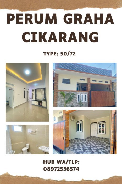 Rumah di cikarang dekat dengan stasiun,mall sgc dan pusat kota