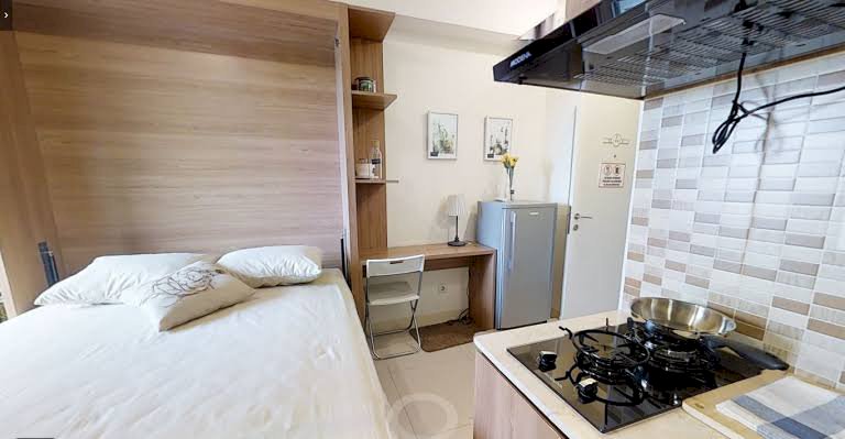 GREEN PRAMUKA SQUARE STUDIO FULL FURNISH TAHUNAN UNIT MALL