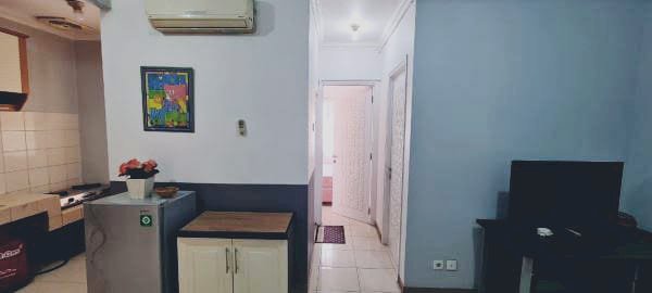 GREEN APARTEMEN PRAMUKA MALL 2 KAMAR FULL FURNISH TAHUNAN