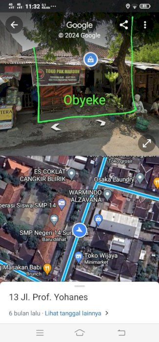 Tanah Murah Jln Prof Yohanes Jebres