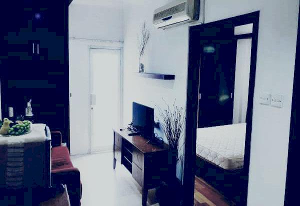 GREEN APARTEMEN PRAMUKA BOUGENVILLE FURNISH 2 KAMAR PERTAHUN