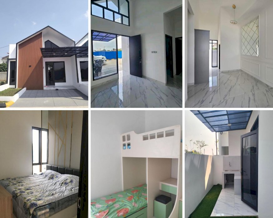 Rumah di cikarang utara jalan provinsi sangat dekat stasiun,jababeka