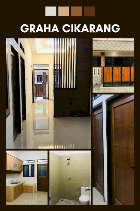 Rumah di cikarang utara lemah abang dekat jalan jababeka,stasiun,sgc