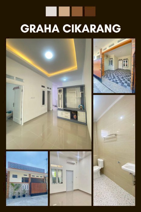 Rumah di cikarang lemah abang dkat kawasan industri,stasiun,mall lippo