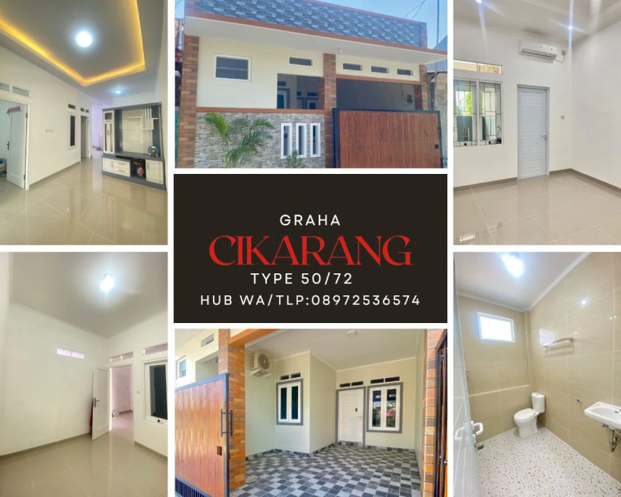 Rumah di cikarang lemah abang dekat stasiun,jababeka,mall sgc