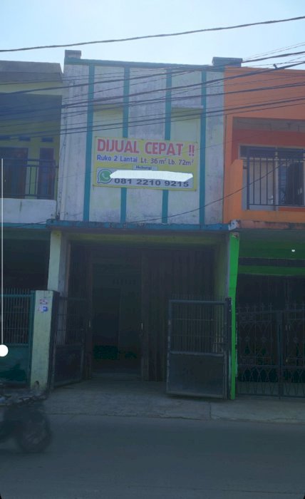 RUKO DIJUAL CEPAT DAN MURAH TANPA PERANTATA