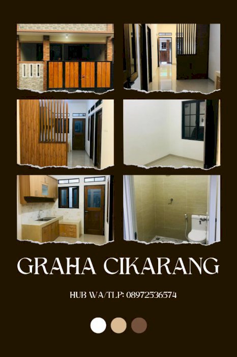 Rumah di cikarang lemh abang simpangan dekat stasiun,jababeka,mall sgc