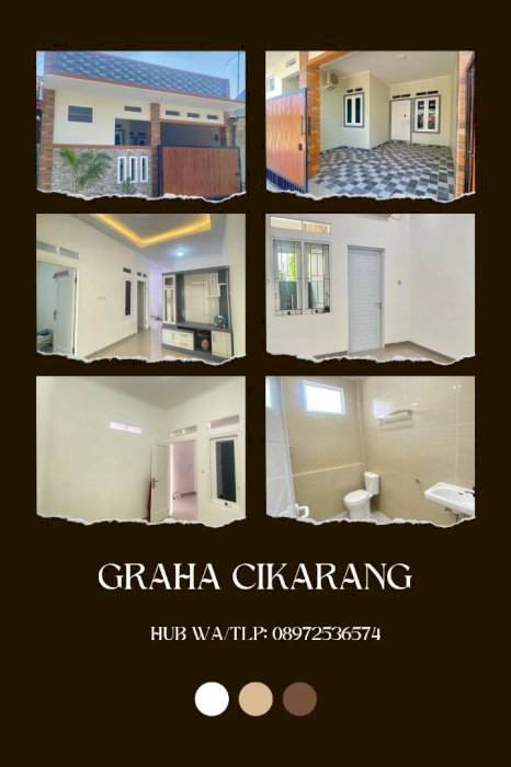 Rumah di graha cikarang lemah abang dekat stasiun,jababeka,mall lippo