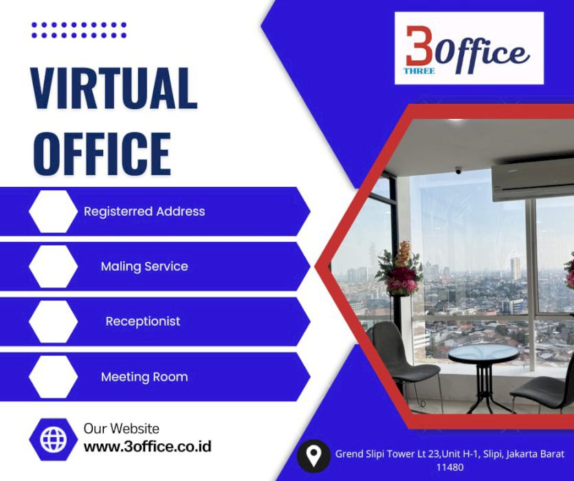 PAKET SEWA VIRTUAL OFFICE ( VO ) BERSAMA 3OFFICE