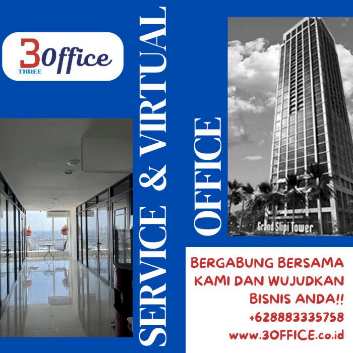 Bingung cari kantor Virtual dan Servis Office? 3OFFICE solusinya!
