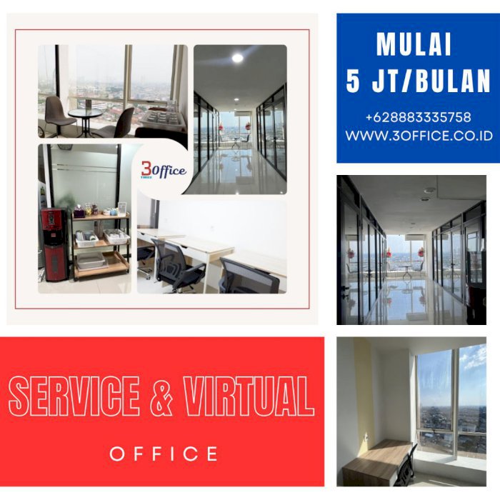 Kantor Virtual dan Service Office Terpercaya? 3Office Jawabannya