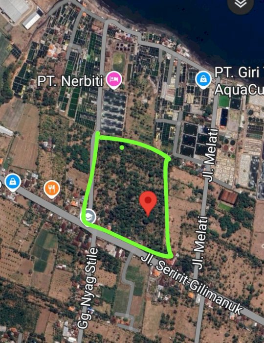 Di Jual Tanah  Luas 1H  di Desa Musi Bali Cocok buat Pabrik/Gudang