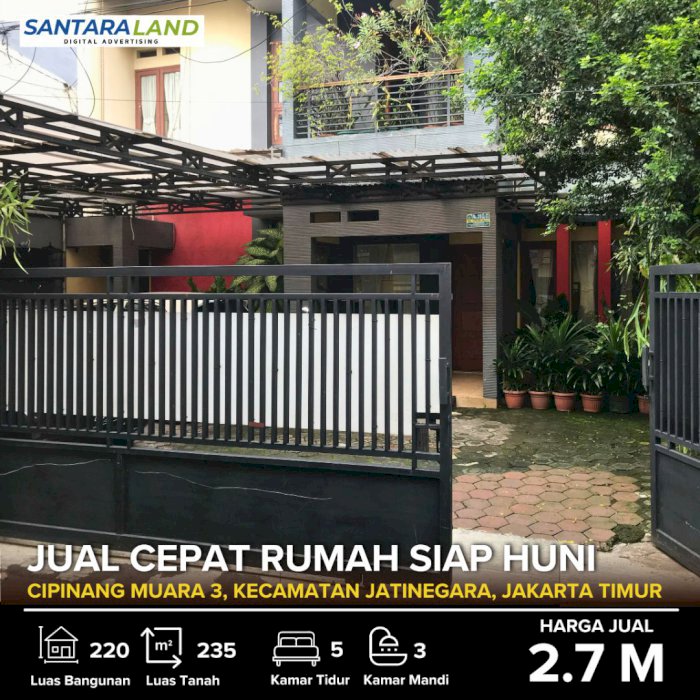 JUAL CEPAT RUMAH SIAP HUNI