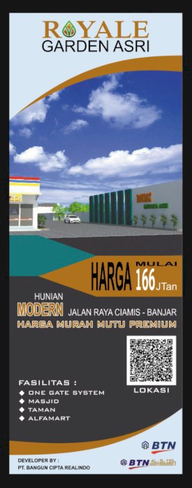 Di jual rumah komersil dan subsidi