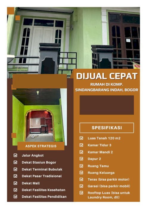 RUMAH MURAH DIJUAL CEPAT