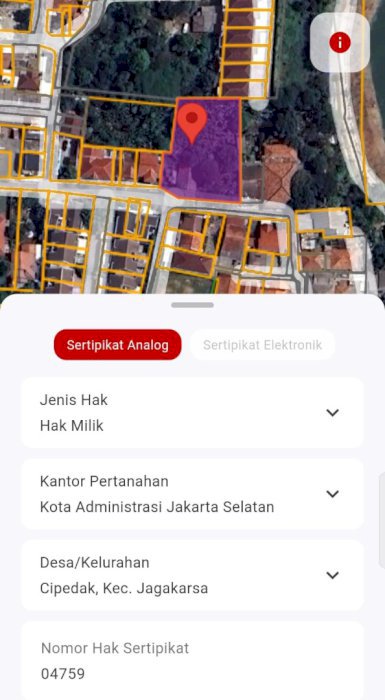 Dijual kavling bebas banjir, ramai penduduk. Cipedak, jakarta selatan