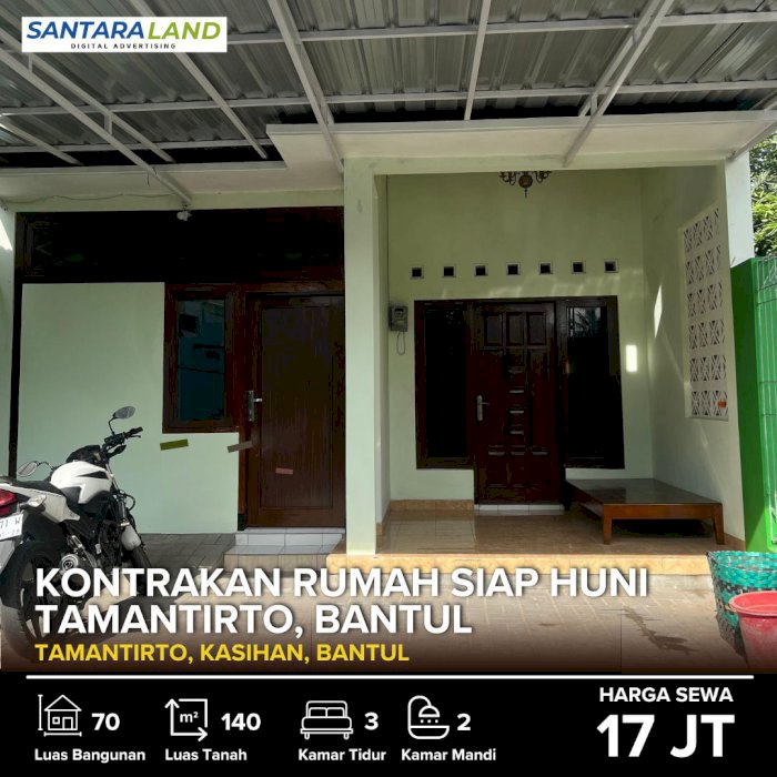 KONTRAKAN RUMAH SIAP HUNI – TAMANTIRTO, BANTUL
