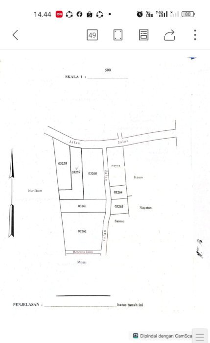 Dijual tanah murah SHM  cocok untuk investasi kota semarang