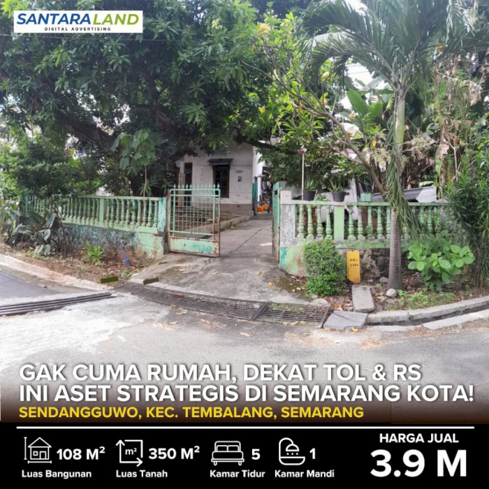 GAK CUMA RUMAH, DEKAT TOL & RS – INI ASET STRATEGIS