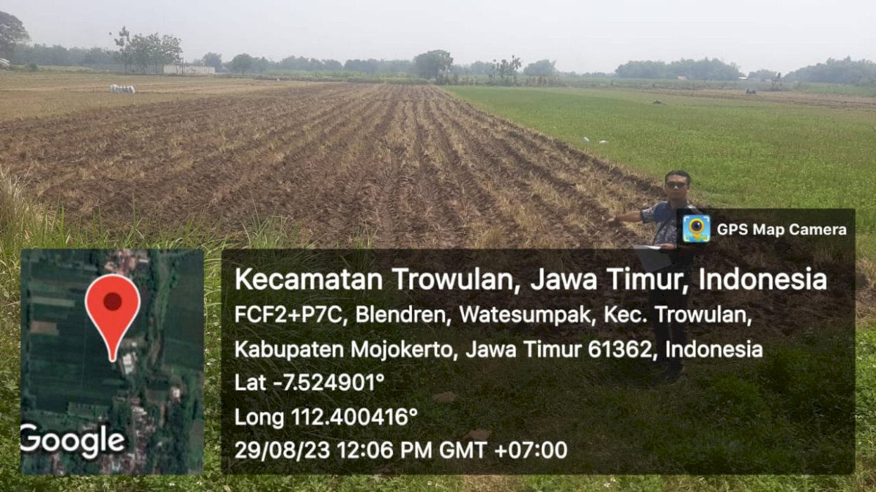 Tanah Kelurahan Watesumpak Kec Trowulan Kab Mojokerto