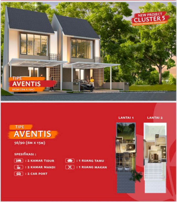 AVENTIS - Perumahan Java Residence 5 Sukodono Sidoarjo