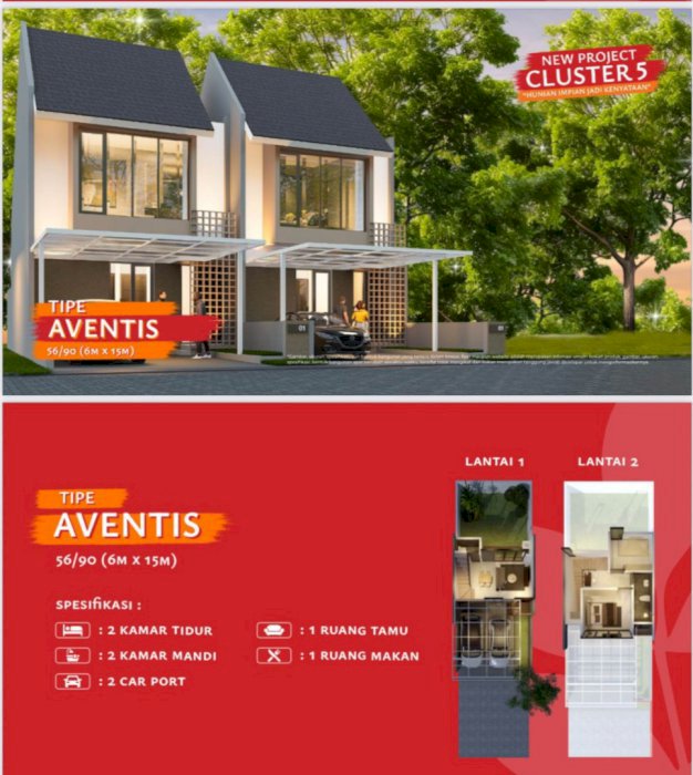 Perumahan modern lokasi strategis di Sukodono Sidoarjo