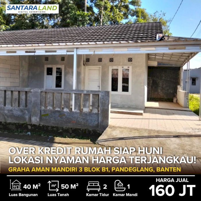 OVER KREDIT RUMAH SIAP HUNI DI PANDEGLANG
