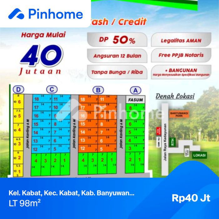 Tanah Kavling bagus investasi