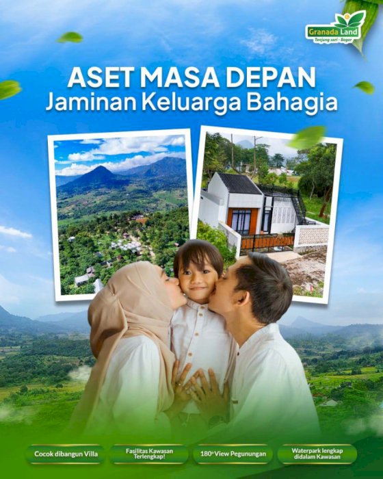 Tanah Kavling Strategis Di GRANADA LAND TANJUNGSARI - BOGOR TIMUR