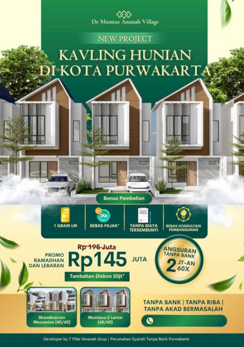 Kavling Syariah De Mumtaz Amanah Village Purwakarta