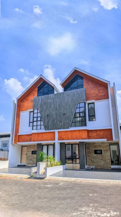 Rumah 700 jtan 2 lantai dengan desaign modern lokasi Tapos Depok