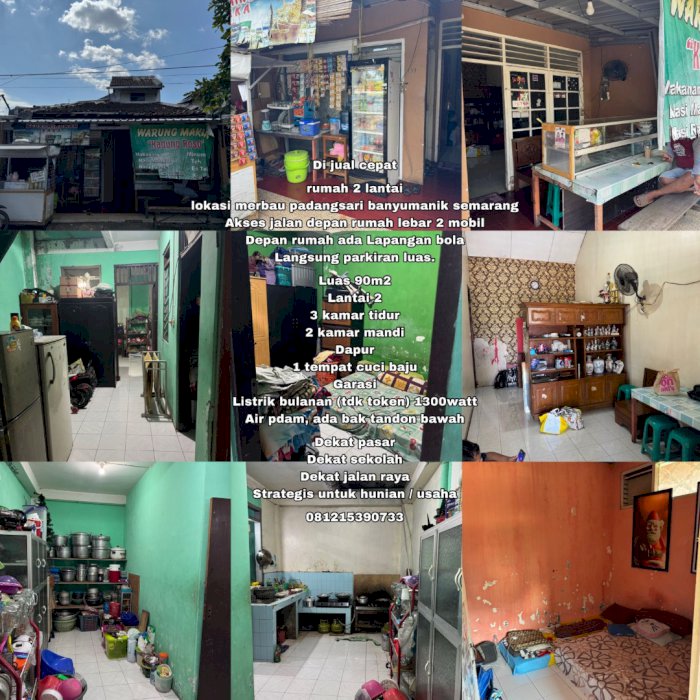 DIJUAL CEPAT LOKASI STRATEGIS BANYUMANIK SEMARANG