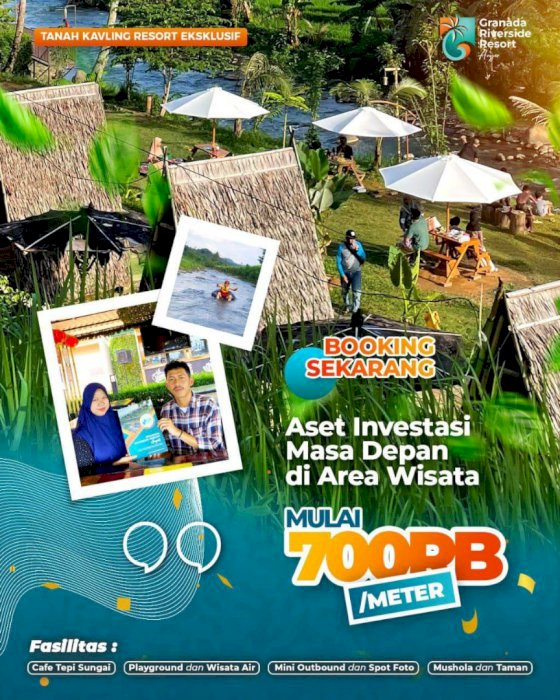 Tanah Kavling Resort Premium Granada Riverside Resort Anyer