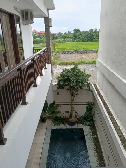 Villa kutat lestari sanur dengan view sawah dekat dengan pusat kota