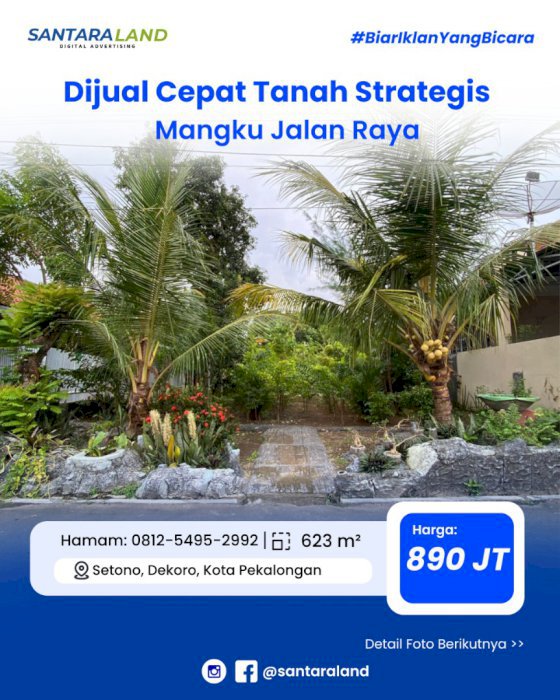 Dijual Cepat Tanah Strategis