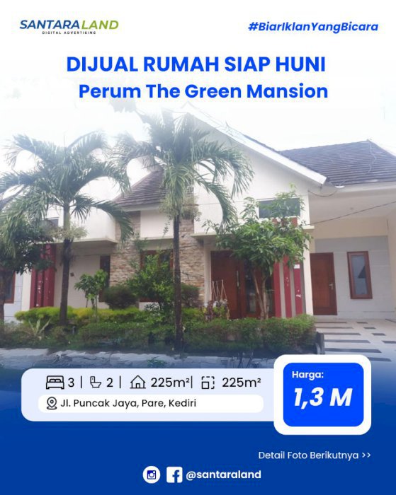 DIjual Rumah di Perum The Green Mansion