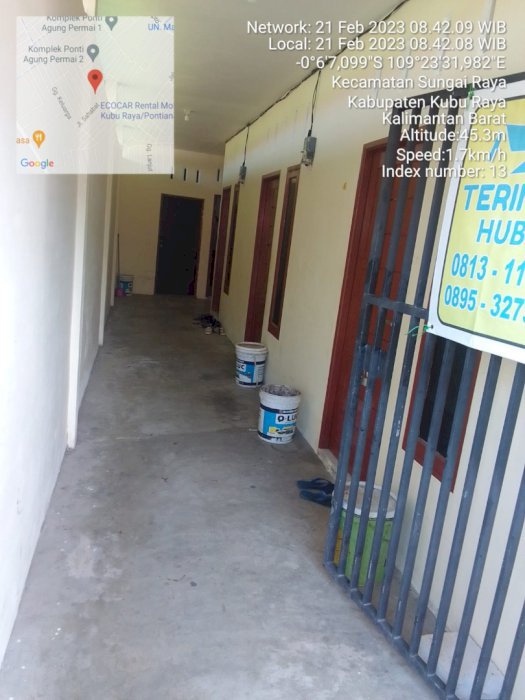 Di jual rumah kost fasilitas menarik di Pontianak kalimantan barat