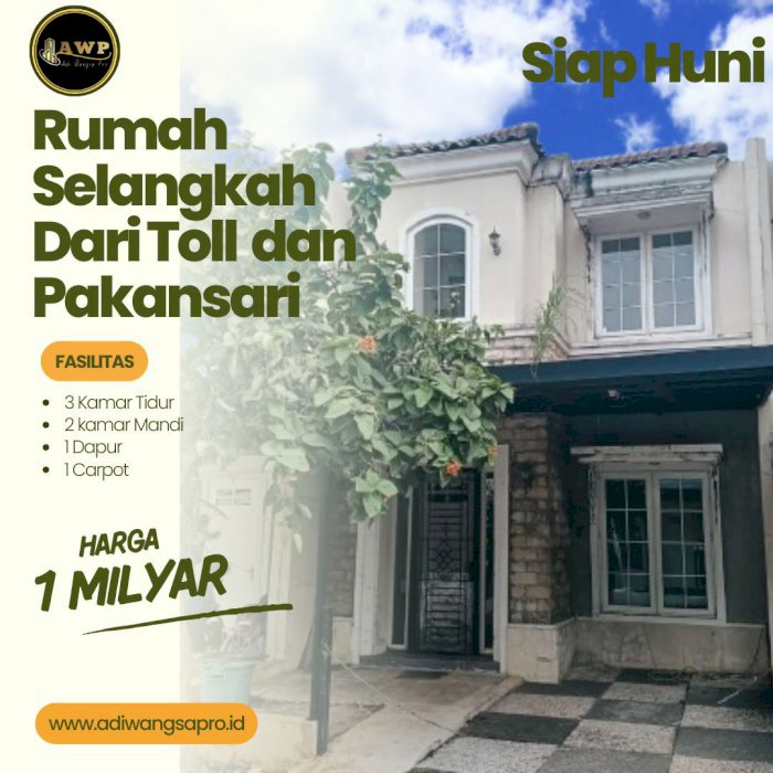 Di Jual Cepat Lagi Butuh Dana Rumah Di Wartawangsa Residence Bisa KPR