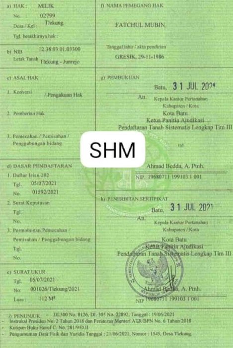 Rumah Kota Batu dekat lokasi wisata