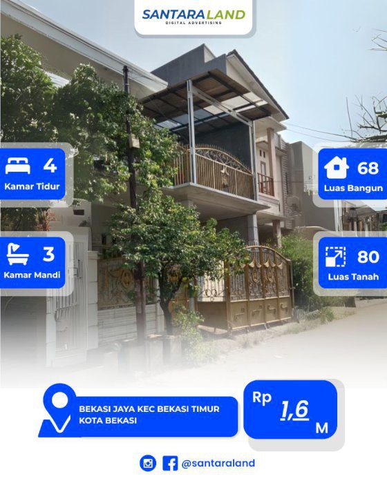 DIJUAL RUMAH 2 LANTAI – KOTA BEKASI