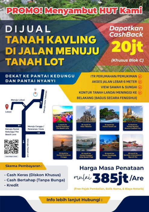 Tanah Kavling Murah Cashback 20Jt