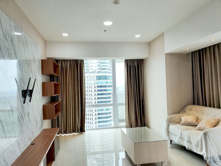Sewa Apartemen Baru Renov U Residence Type 2 BR Full Furnished (0354)