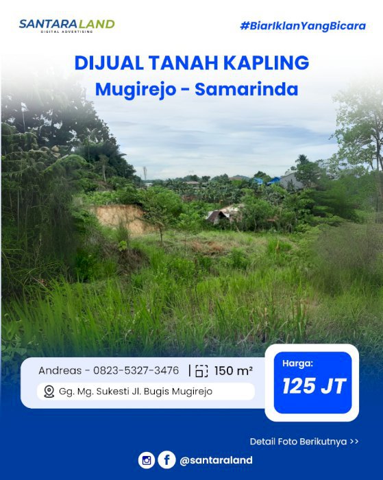 Dijual Tanah Kapling Mugirejo - Samarinda